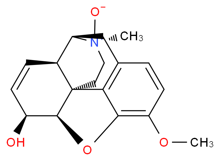 Codeine-N-oxide_分子结构_CAS_3688-65-1)