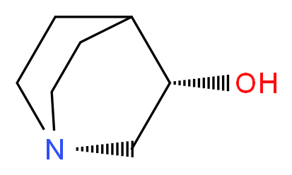 (3S)-1-azabicyclo[2.2.2]octan-3-ol_分子结构_CAS_25333-42-0