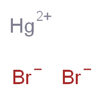 溴化汞(II), 超干_分子结构_CAS_7789-47-1)