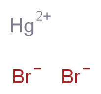 mercury(2+) ion dibromide_分子结构_CAS_7789-47-1