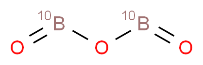 oxo({[oxo(<sup>1</sup><sup>0</sup>B)boranyl]oxy})(<sup>1</sup><sup>0</sup>B)borane_分子结构_CAS_12228-57-8