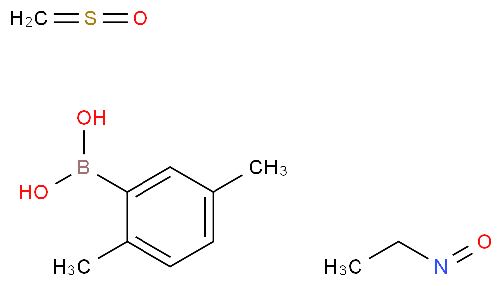 (2,5-dimethylphenyl)boronic acid; nitrosoethane; sulfinylidenemethane_分子结构_CAS_871329-80-5