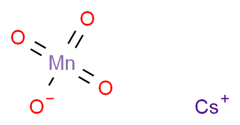 caesium(1+) ion manganesoylolate_分子结构_CAS_13456-28-5