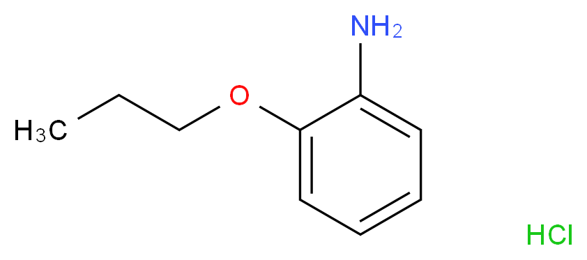 2-propoxyaniline hydrochloride_分子结构_CAS_4469-78-7)