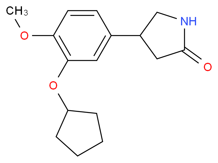 Rolipram_分子结构_CAS_61413-54-5)