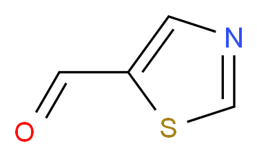 THIAZOLE-5-CARBOXALDEHYDE_分子结构_CAS_1003-32-3)