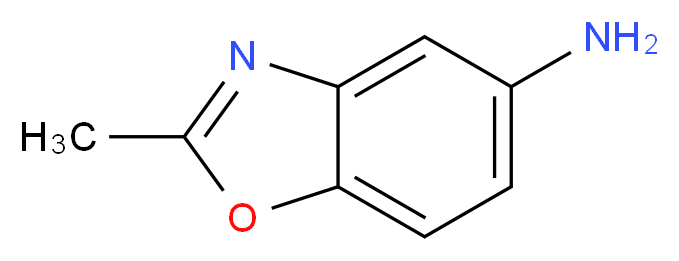 2-methyl-1,3-benzoxazol-5-amine_分子结构_CAS_72745-76-7