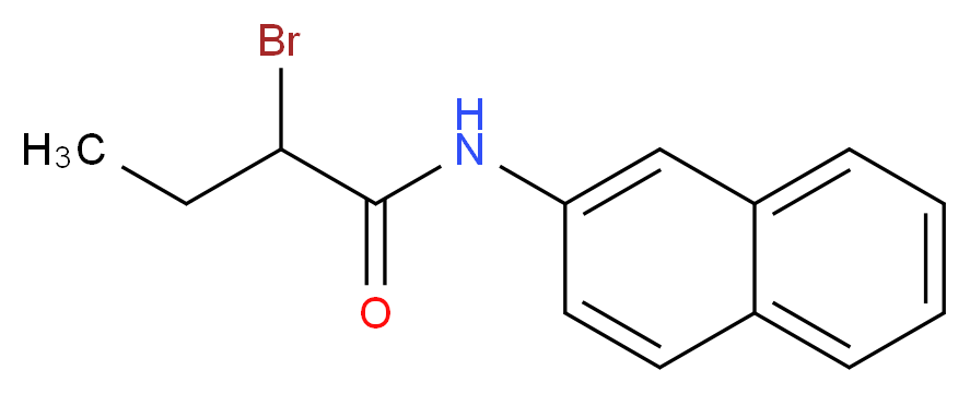 2-Bromo-N-2-naphthylbutanamide_分子结构_CAS_)