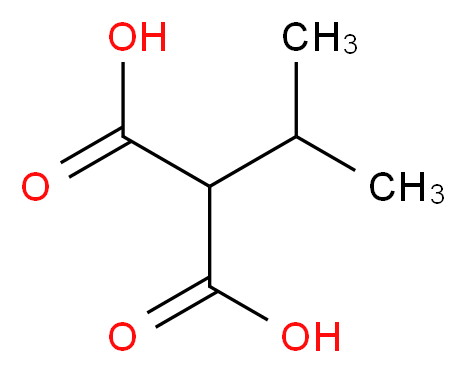 2-(propan-2-yl)propanedioic acid_分子结构_CAS_601-79-6
