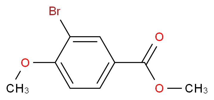 3-溴-4-甲氧基苯甲酸甲酯_分子结构_CAS_35450-37-4)