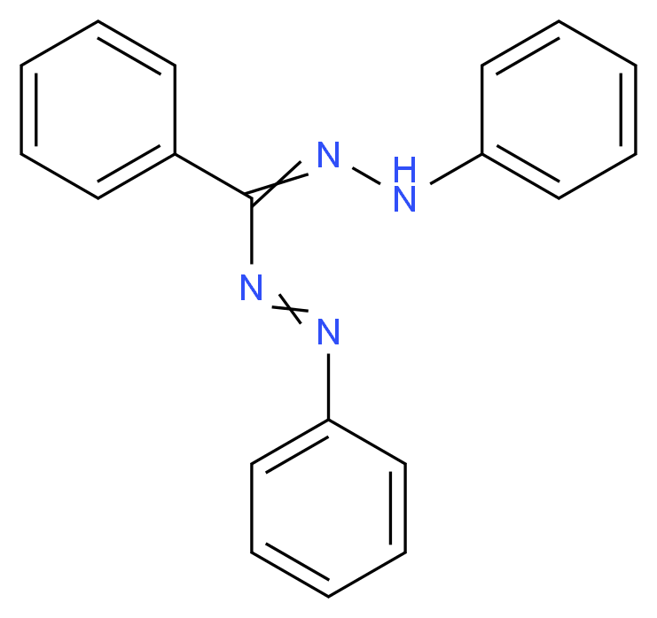 N'-(phenylamino)-N-(phenylimino)benzenecarboximidamide_分子结构_CAS_531-52-2