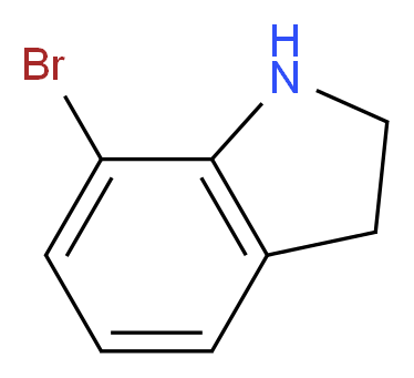 7-Bromoindoline_分子结构_CAS_62813-85-8)