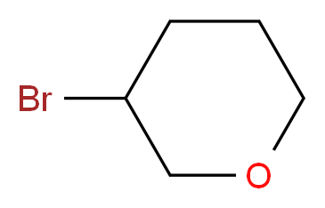 3-Bromo-tetrahydro-pyran_分子结构_CAS_13047-01-3)