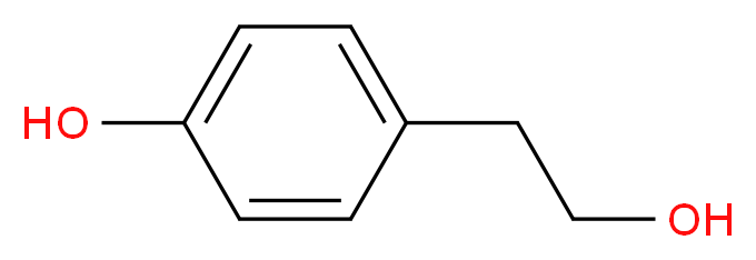 2-(4-羟基苯)乙醇_分子结构_CAS_501-94-0)