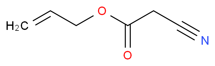 prop-2-en-1-yl 2-cyanoacetate_分子结构_CAS_13361-32-5