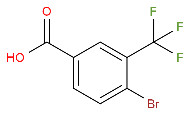 4-Bromo-3-(trifluoromethyl)benzoic acid_分子结构_CAS_)