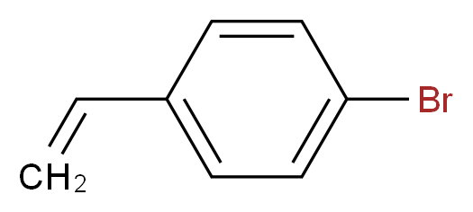 p-BROMO STYRENE_分子结构_CAS_2039-82-9)