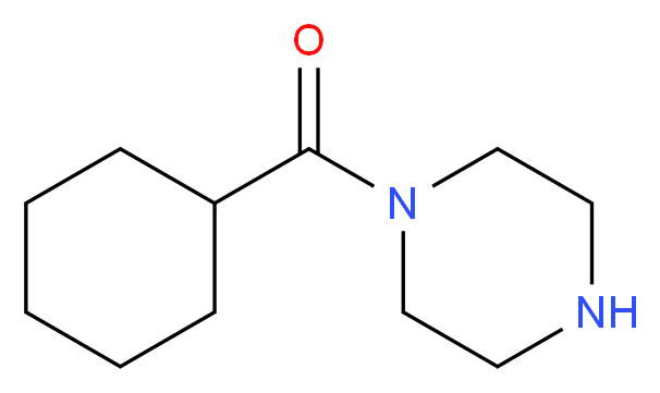 1-cyclohexanecarbonylpiperazine_分子结构_CAS_)