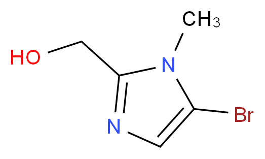 (5-bromo-1-methyl-1H-imidazol-2-yl)methanol_分子结构_CAS_861362-06-3