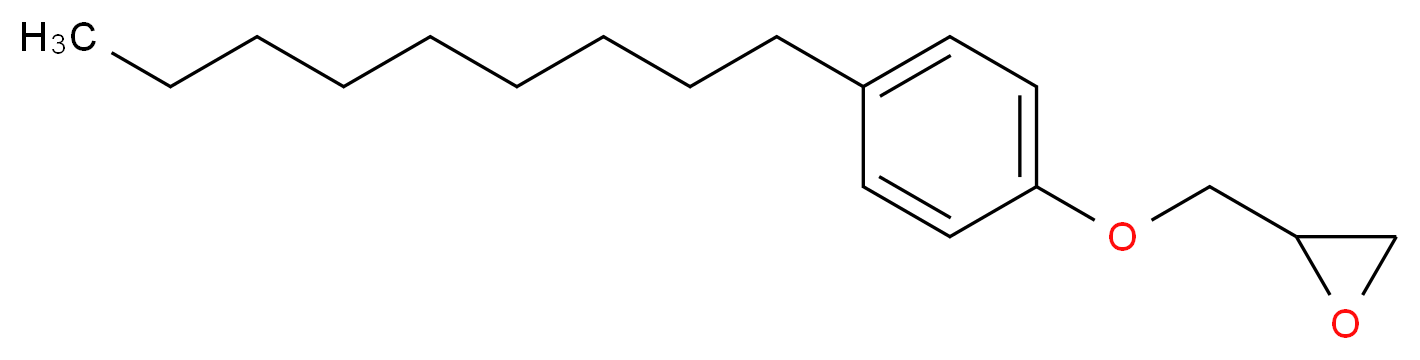 2-(4-nonylphenoxymethyl)oxirane_分子结构_CAS_6178-32-1