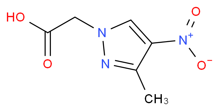 2-(3-methyl-4-nitro-1H-pyrazol-1-yl)acetic acid_分子结构_CAS_)