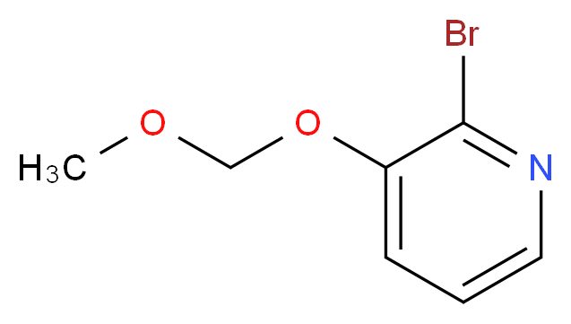 2-溴-3-(甲氧基甲氧基)吡啶_分子结构_CAS_162271-10-5)