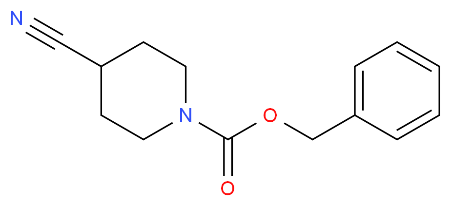 Benzyl 4-cyanopiperidine-1-carboxylate_分子结构_CAS_161609-84-3)