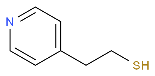 2-(pyridin-4-yl)ethane-1-thiol_分子结构_CAS_2127-05-1