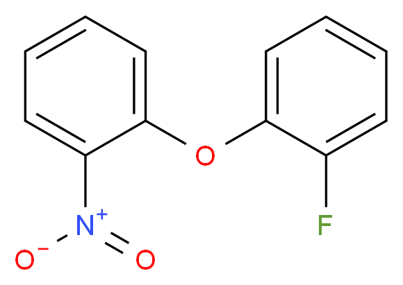 1-(2-fluorophenoxy)-2-nitrobenzene_分子结构_CAS_93974-08-4