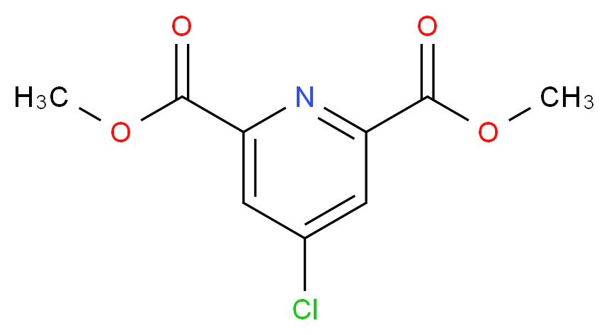 2,6-dimethyl 4-chloropyridine-2,6-dicarboxylate_分子结构_CAS_5371-70-0