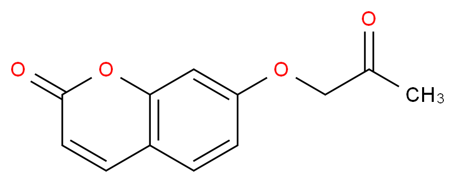 7-(2-oxopropoxy)-2H-chromen-2-one_分子结构_CAS_36914-75-7)