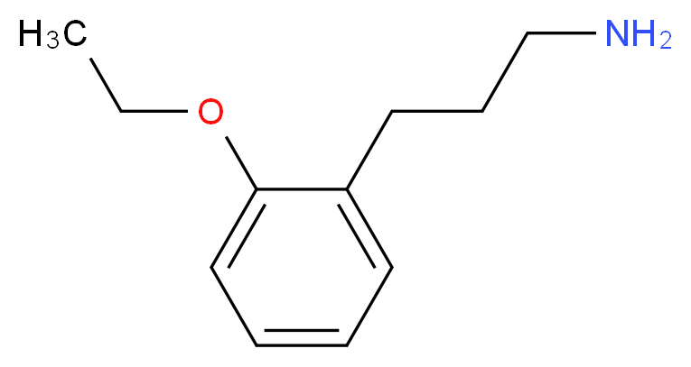 3-(2-ethoxyphenyl)-1-propanamine_分子结构_CAS_937653-39-9)