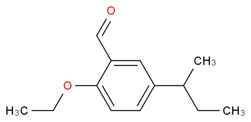 5-(sec-Butyl)-2-ethoxybenzaldehyde_分子结构_CAS_)