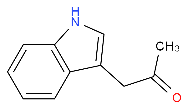 1-(1H-indol-3-yl)propan-2-one_分子结构_CAS_1201-26-9