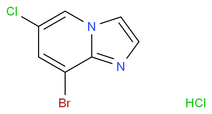 8-Bromo-6-chloroimidazo[1,2-a]pyridine hydrochloride_分子结构_CAS_)