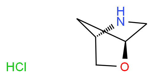 (1S,4S)-2-oxa-5-azabicyclo[2.2.1]heptane hydrochloride_分子结构_CAS_31560-06-2