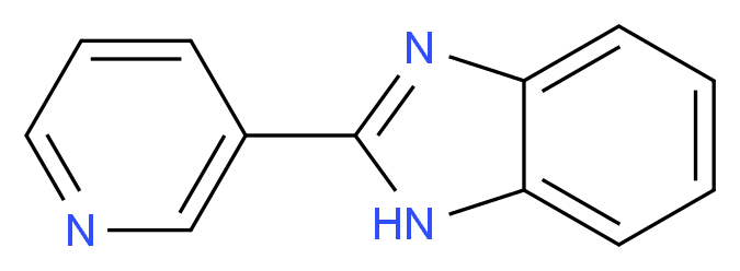 2-(pyridin-3-yl)-1H-1,3-benzodiazole_分子结构_CAS_1137-67-3