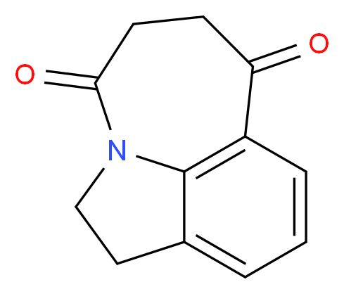 1-azatricyclo[6.4.1.0^{4,13}]trideca-4(13),5,7-triene-9,12-dione_分子结构_CAS_73356-94-2