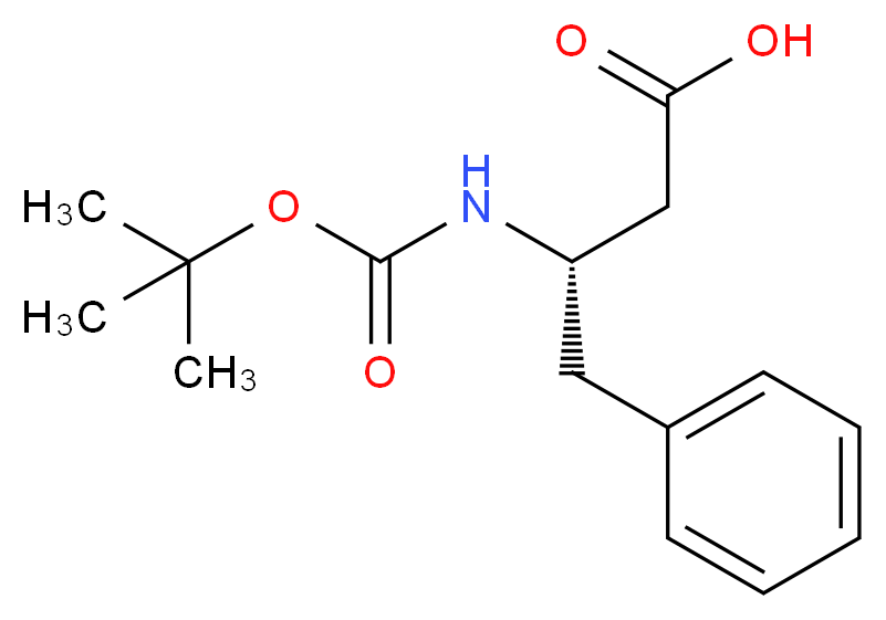 Boc-β-Homophe-OH_分子结构_CAS_51871-62-6)