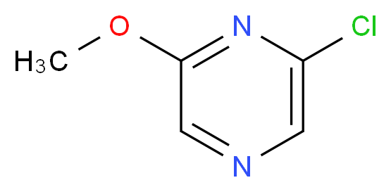 2-Chloro-6-methoxypyrazine_分子结构_CAS_)