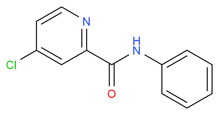 4-chloro-N-phenylpyridine-2-carboxamide_分子结构_CAS_133928-61-7