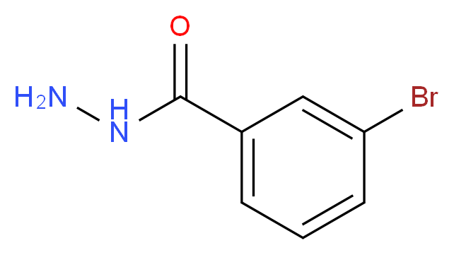 3-bromobenzohydrazide_分子结构_CAS_39115-96-3