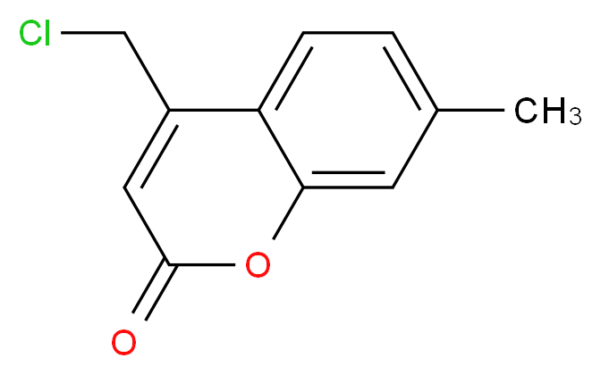 4-(Chloromethyl)-7-methyl-2H-chromen-2-one_分子结构_CAS_41295-51-6)