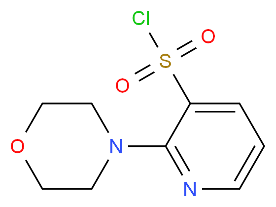 2-(Morpholin-4-yl)pyridine-3-sulphonyl chloride_分子结构_CAS_465514-17-4)