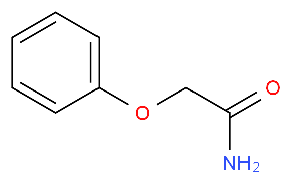 苯氧乙酰胺_分子结构_CAS_621-88-5)