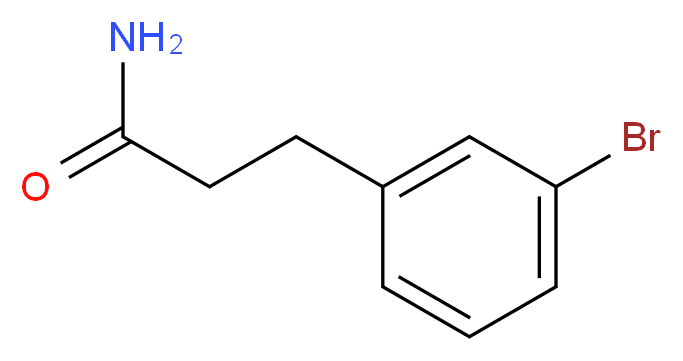 3-(3-bromophenyl)propanamide_分子结构_CAS_615534-55-9)