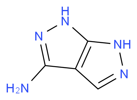 3-Amino-1,6-dihydropyrazolo[3,4-c]pyrazole_分子结构_CAS_128854-05-7)