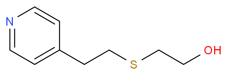 2-[(2-Pyridin-4-ylethyl)thio]ethanol_分子结构_CAS_78092-91-8)