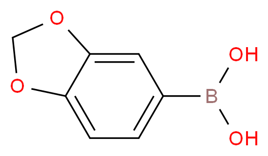 1,3-benzodioxol-5-ylboronic acid_分子结构_CAS_94839-07-3)