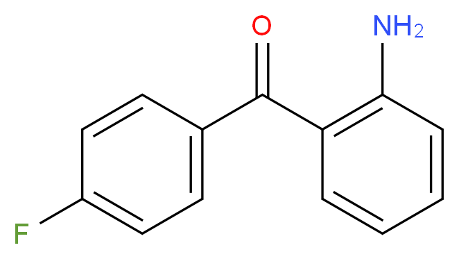 2-Amino-4'-fluorobenzophenone_分子结构_CAS_)